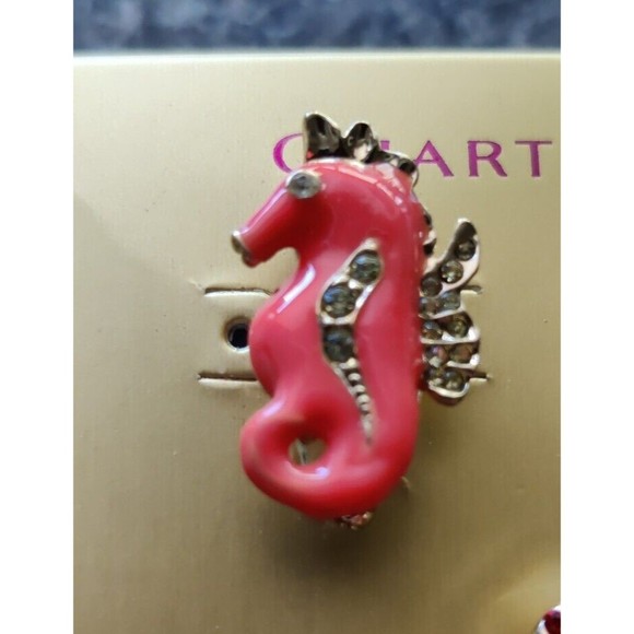 Charter Club Brooch Ocean Boxed Set Crab & Seahorse & Turtle Read! - Picture 7 of 10